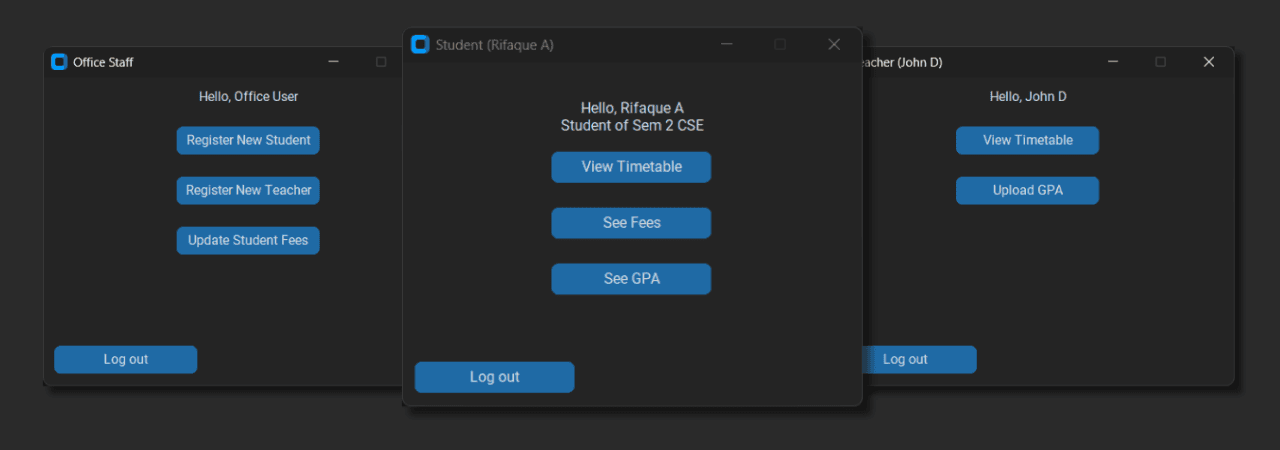 College Management App